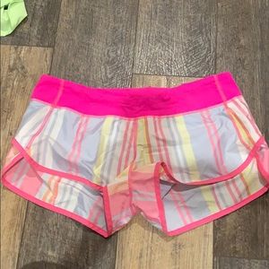 Lululemon striped shorts
